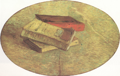 Vincent Van Gogh Still Life wtih Three Books (nn04)